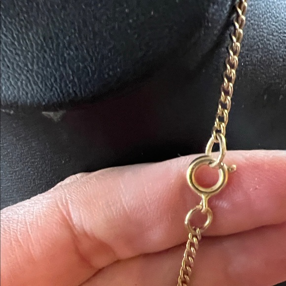 Gold Floral Pendant Necklace - Picture 3 of 3